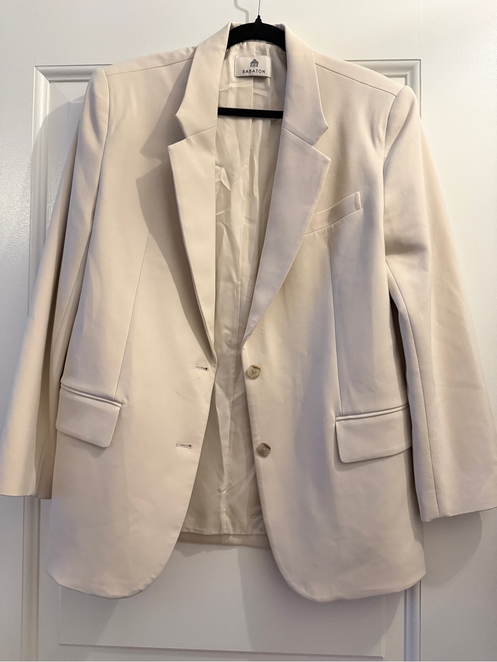 Babaton Oversuzed Agency Blazer Cream size S